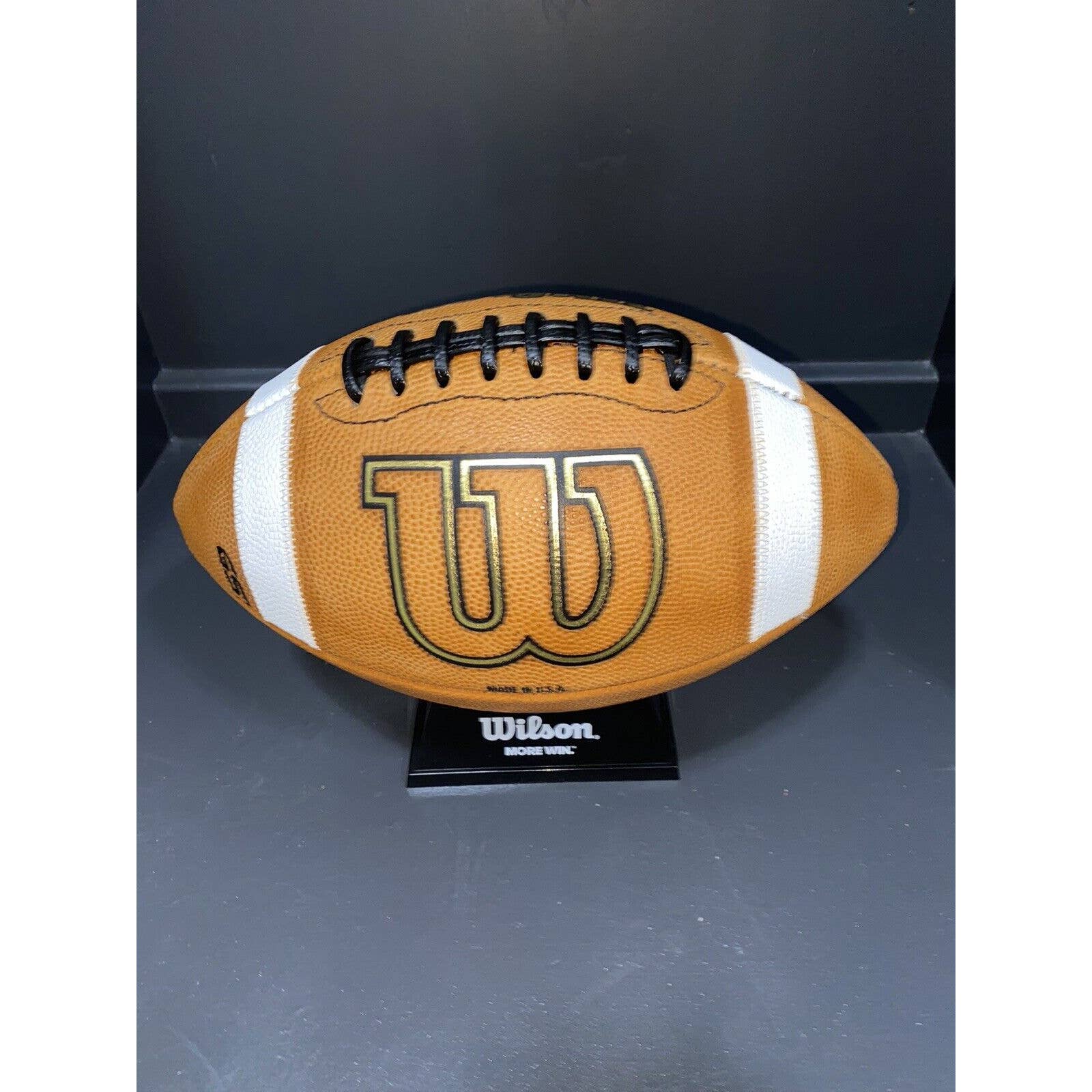 Wilson Gst Game Football - Genuine Game Ball